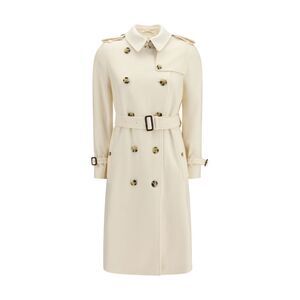 Burberry Women Long Kensington Cashmere Trench Coat